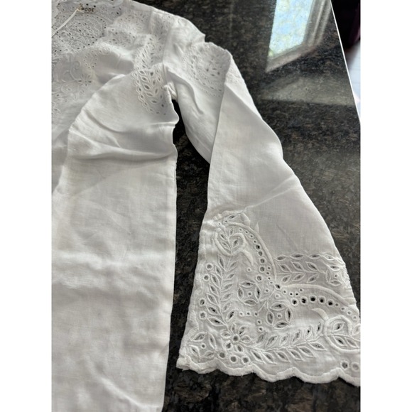 Bode Belvoir Top. 100% Linen $1300. NWT Size M - Picture 10 of 16